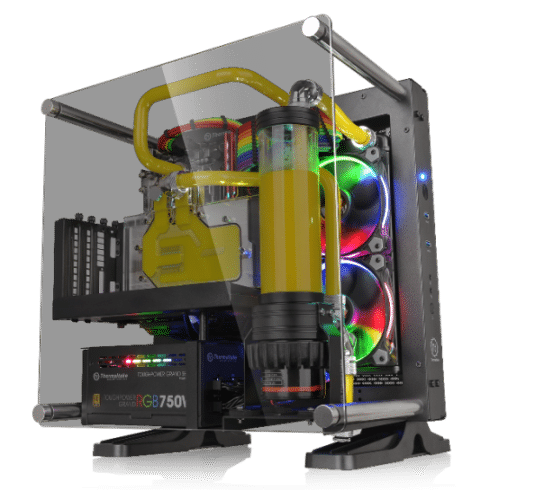 Image 5 : Boîtier Thermaltake Core P1 : toujours aussi ouvert, mais taillé pour le mini-ITX