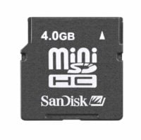 Image 1 : Une carte flash miniSDHC de 4 Go