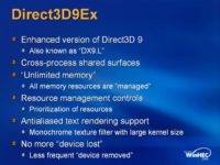 Image 1 : Erratum : DirectX 9.0 L ne tournera qu'avec Vista