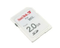 Image 1 : Une carte SD de Sandisk estampillée Wii