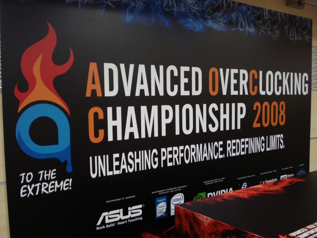 Image 1 : Reportage au championnat du monde d'overclocking AOCC 2008