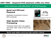 Image 3 : AMD 760G : le chipset qui lit les DVD