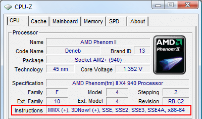 Image 6 : AMD Phenom II X4 : mieux !