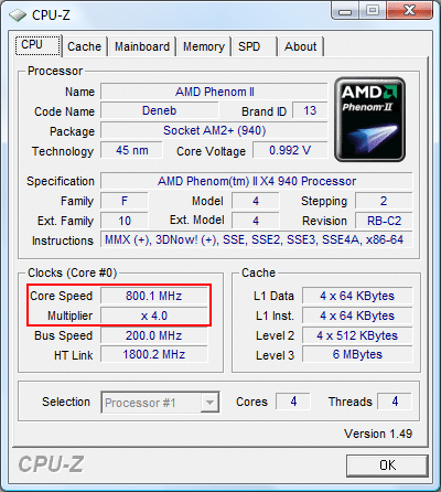Image 14 : AMD Phenom II X4 : mieux !