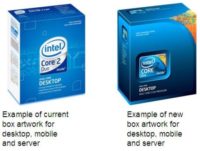 Image 1 : Intel revoit le design des boîtes de ses CPU