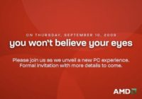 Image 1 : AMD : rendez-vous le 10 septembre ?