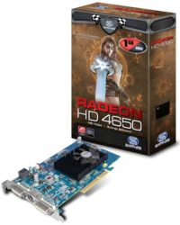 Image 1 : Deux Radeon HD 4650 AGP chez Sapphire