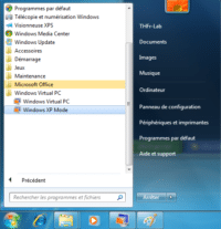 Image 4 : Test : le mode Windows XP de Windows 7