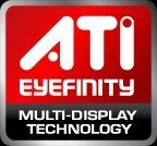 Image 1 : Démonstration Eyefinity : jusqu’à 6 écrans sur les Radeon HD 5800 !