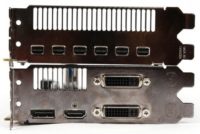 Image 4 : Une Radeon HD 5870 avec 6 sorties DisplayPort