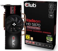 Image 1 : Club 3D overclocke la Radeon HD 5870