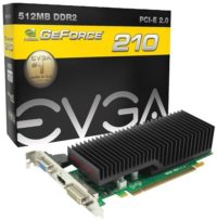 Image 1 : Une GeForce 210 passive chez EVGA