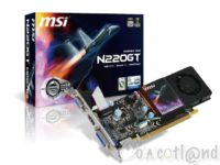 Image 1 : Une GeForce GT220 Low Profile chez MSI