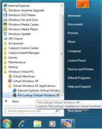 Image 1 : Un mode "Windows XP" inclus dans Windows 7