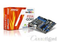 Image 1 : MSI : RAID et SATA III pour la P55A-GD65