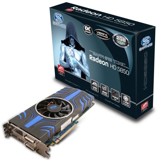 Image à la une de Sapphire : Radeon HD 5850 Toxic 2Go