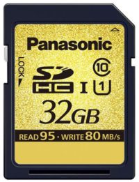 Image 1 : Une SDHC à 95 Mo/s chez Panasonic