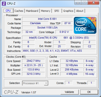 Image 10 : Architectures processeur : 16 CPU, 1 seul core, 3 GHz