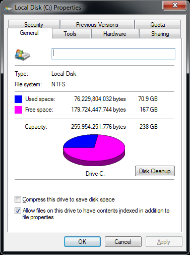 Image 2 : L'utilité de comprimer votre partition SSD