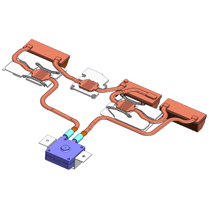 Image à la une de Du watercooling dans un ordinateur portable