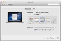 Image 2 : Premiers tests de l'écran du MacBook Pro Retina