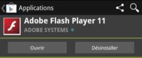 Image 1 : Flash Player sur Android disparaîtra le 15 août.