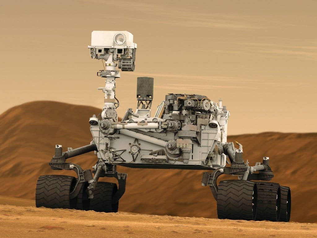 Image à la une de Mars Curiosity : une sonde high tech en action