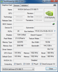 Image 1 : La GeForce GTX 660 Ti, pas encore sortie, déjà testée