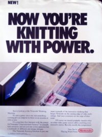 Image 1 : Une machine à tricoter numérique pour la NES