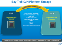 Image 1 : L'Atom Bay Trail sera décliné en version Celeron et Pentium