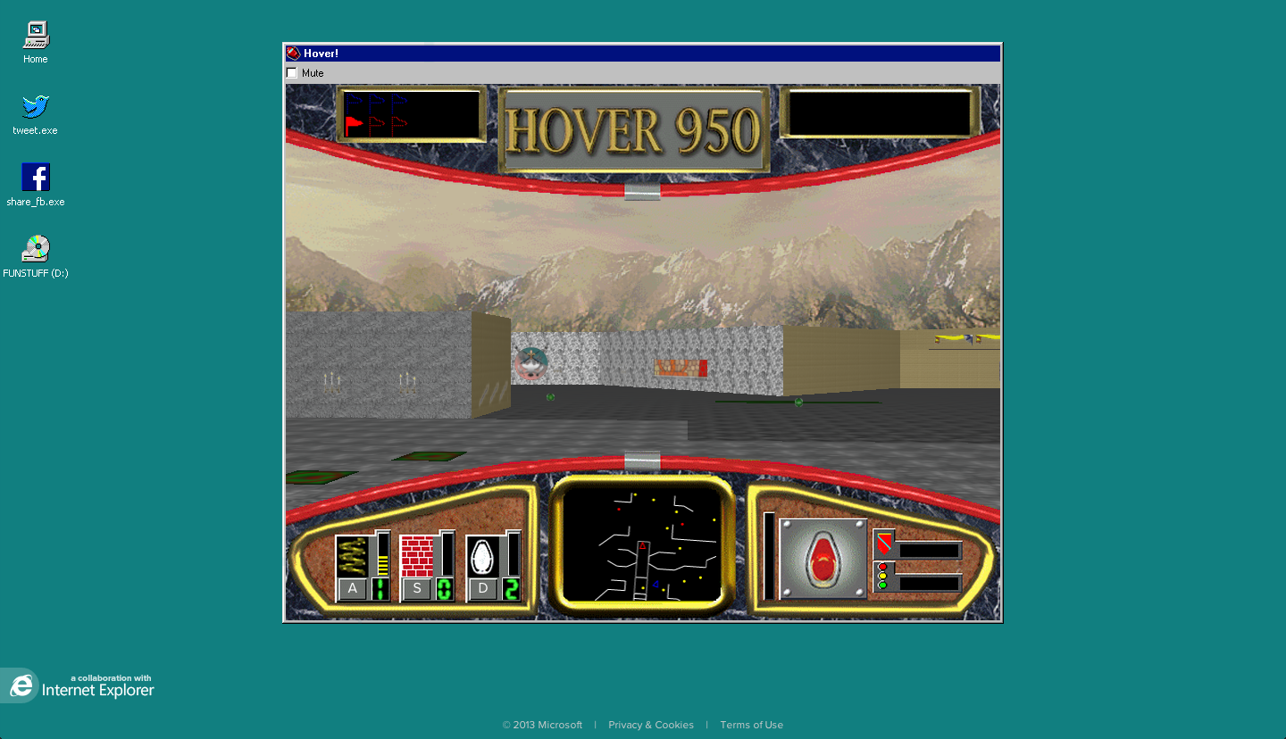 Image à la une de Retrouver les joies de Windows 95 et Hover! pendant un instant