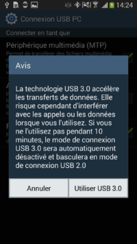 Image 1 : Galaxy Note 3 : le premier smartphone USB 3.0