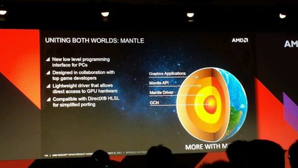 Image 1 : AMD sort Mantle et cible les CPU