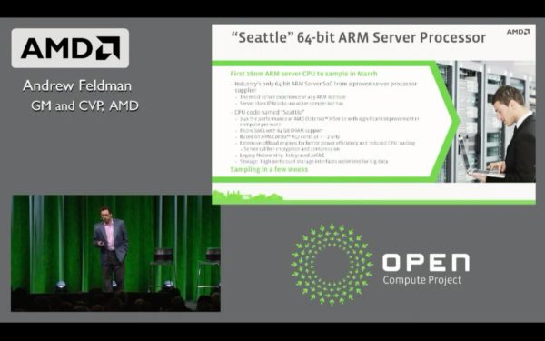 Image 1 : AMD présente Seattle, un Opteron sur architecture ARM