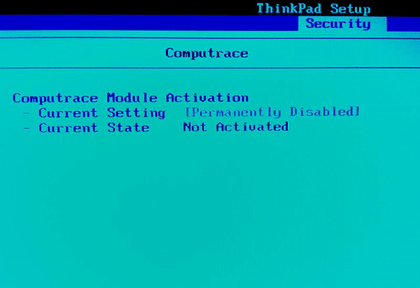 Image à la une de Computrace : quand votre BIOS contient une sorte de malware