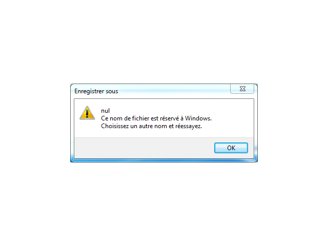 Image 2 : Les messages d'erreurs Windows insolites