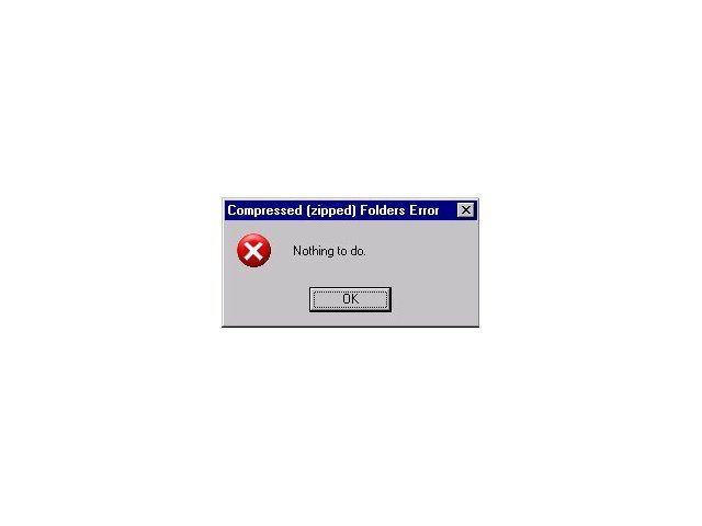 Image 9 : Les messages d'erreurs Windows insolites