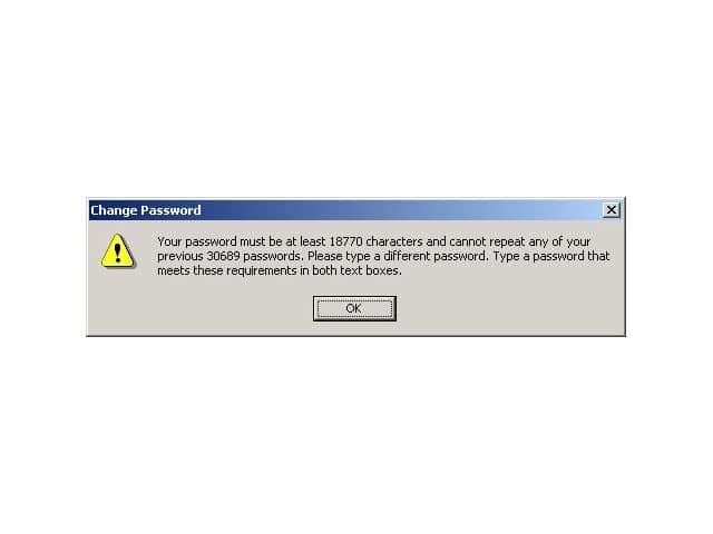 Image 10 : Les messages d'erreurs Windows insolites