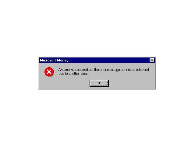 Image 14 : Les messages d'erreurs Windows insolites