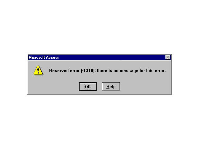 Image 19 : Les messages d'erreurs Windows insolites