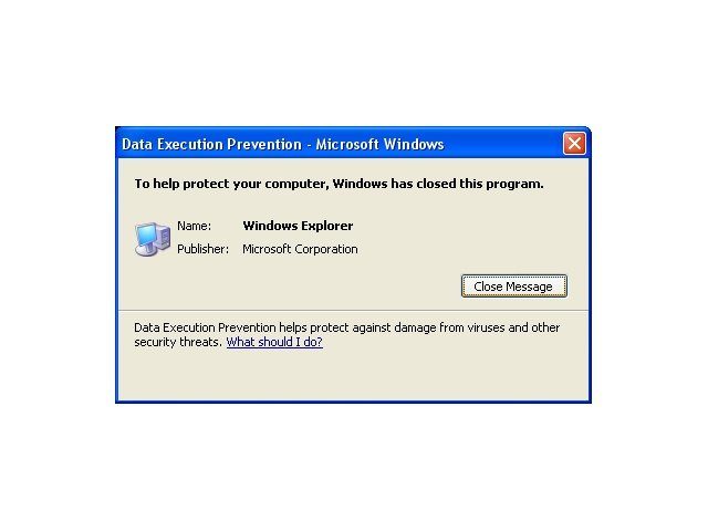 Image 20 : Les messages d'erreurs Windows insolites