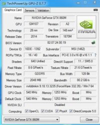 Image 1 : GeForce GTX 860M : une GTX 750 Ti version mobile ?
