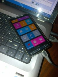 Image 2 : « Nokia X » sur le HTC HD2