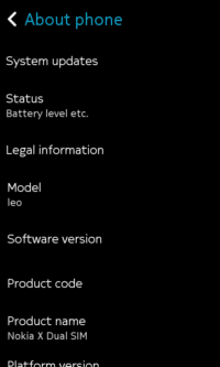 Image 3 : « Nokia X » sur le HTC HD2