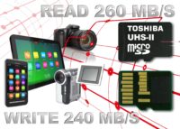 Image 1 : Des cartes microSD UHS-II Class 3 chez Toshiba