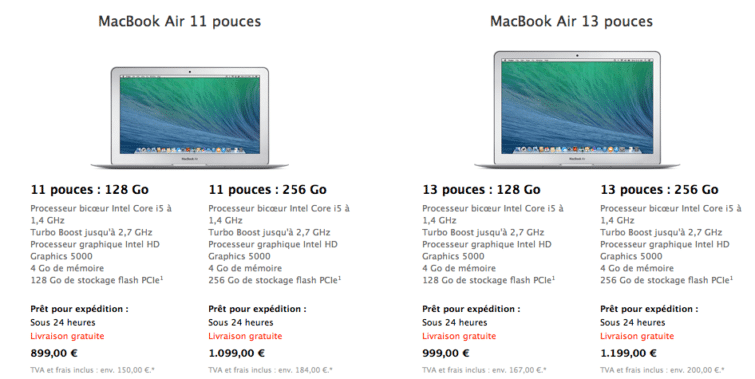 Image 1 : MacBook Air : 100 MHz de plus, 100 € de moins