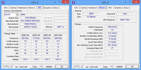Image 18 : Comparatif : 5 kits DDR3 4x8 Go rapides