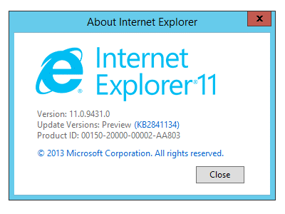 Image 1 : Toutes les versions d'Internet Explorer sont en danger