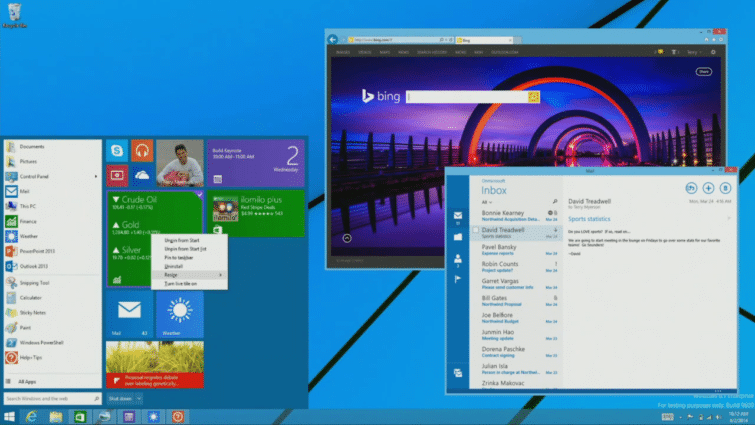 Image 1 : Windows 8.2/8.1 update 2 en septembre, puis un "Windows Cloud" gratuit ?