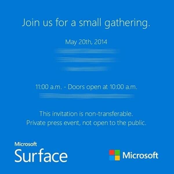 Image 1 : Microsoft lancerait une tablette Surface mini le 20 mai